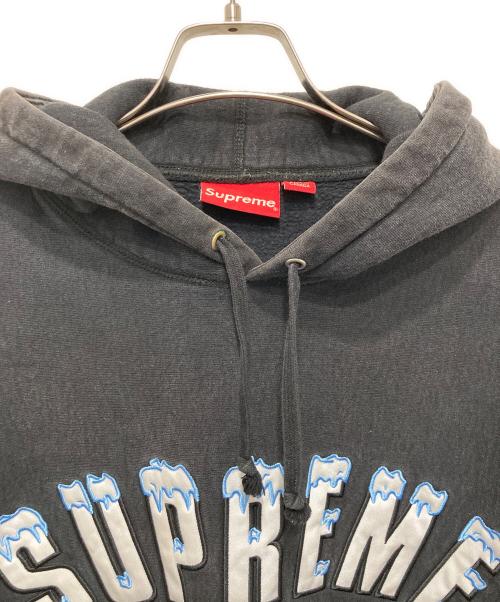 SUPREME（シュプリーム）SUPREME (シュプリーム) Icy Arc Hooded Sweatshirt ブラック サイズ:Ⅼの古着・服飾アイテム