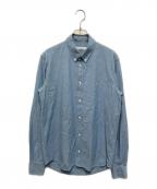 maison kitsuneメゾンキツネ）の古着「フォックスヘッドクラシックシャツ」｜インディゴ