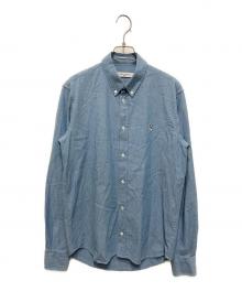 maison kitsune（メゾンキツネ）の古着「フォックスヘッドクラシックシャツ」｜インディゴ
