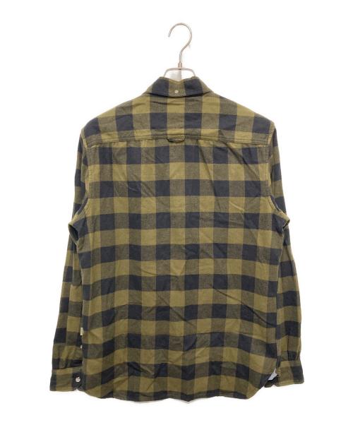 WOOLRICH（ウールリッチ）WOOLRICH (ウールリッチ) バッファローチェックネルシャツ カーキ×ブラック サイズ:Sの古着・服飾アイテム