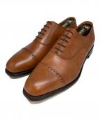 SCOTCH GRAINスコッチグレイン）の古着「ASSURANCEパンチドキャップトゥシューズ」｜ブラウン