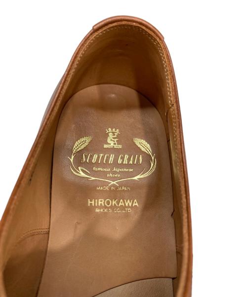 SCOTCH GRAIN（スコッチグレイン）SCOTCH GRAIN (スコッチグレイン) ASSURANCEパンチドキャップトゥシューズ ブラウン サイズ:27㎝の古着・服飾アイテム