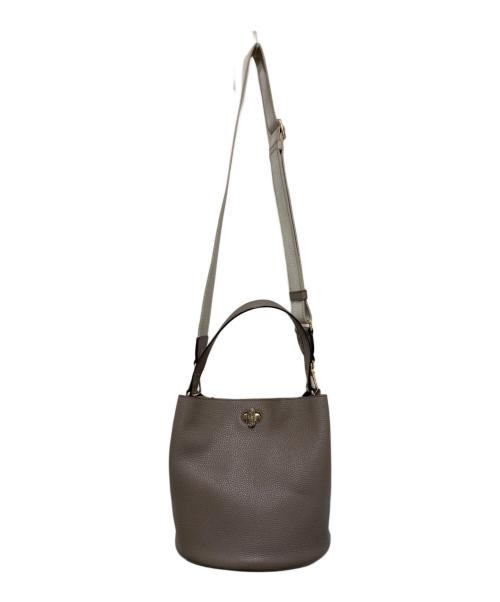 FURLA（フルラ）FURLA (フルラ) ダエナバケットバッグ グレーの古着・服飾アイテム