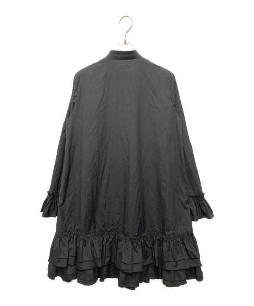 Loulou Willoughby（ルルウィルビー）Loulou Willoughby (ルルウィルビー) ティアードフリルワンピース ブラック サイズ:2の古着・服飾アイテム