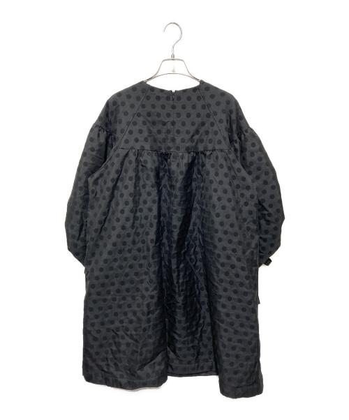 SLOBE citron（スローブシトロン）SLOBE citron (スローブシトロン) ドットジャガードミニドレス ブラック サイズ:FREEの古着・服飾アイテム