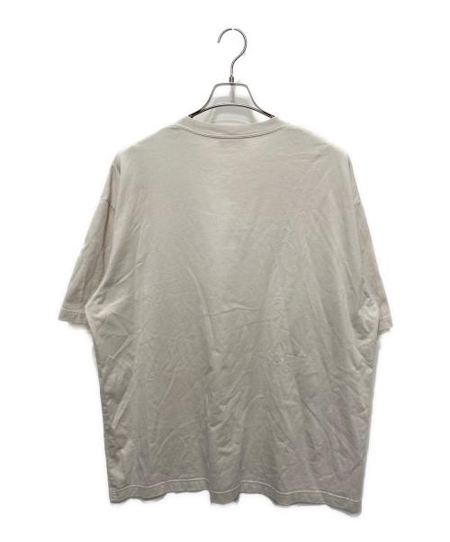 BALENCIAGA（バレンシアガ）BALENCIAGA (バレンシアガ) WORLDWIDEロゴプリントTシャツ ベージュ サイズ:XXLの古着・服飾アイテム