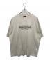 BALENCIAGA（バレンシアガ）の古着「WORLDWIDEロゴプリントTシャツ」｜ベージュ