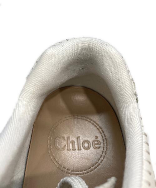 Chloe（クロエ）Chloe (クロエ) NAMA ウエッジスニーカー ホワイト サイズ:36の古着・服飾アイテム