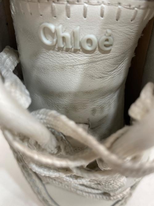 Chloe（クロエ）Chloe (クロエ) NAMA ウエッジスニーカー ホワイト サイズ:36の古着・服飾アイテム