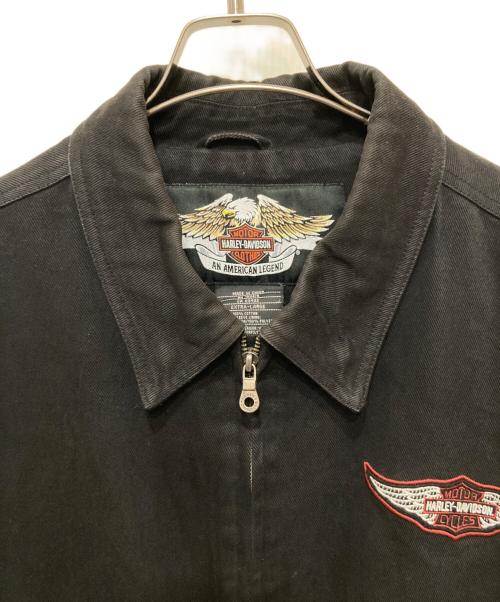 HARLEY-DAVIDSON（ハーレーダビッドソン）HARLEY-DAVIDSON (ハーレーダビッドソン) ライディングジャケット ブラック サイズ:XLの古着・服飾アイテム