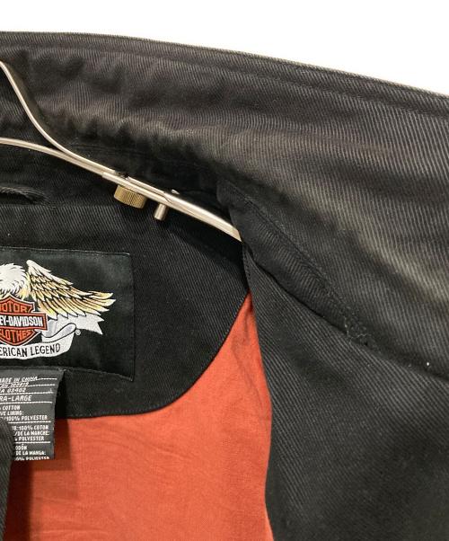 HARLEY-DAVIDSON（ハーレーダビッドソン）HARLEY-DAVIDSON (ハーレーダビッドソン) ライディングジャケット ブラック サイズ:XLの古着・服飾アイテム