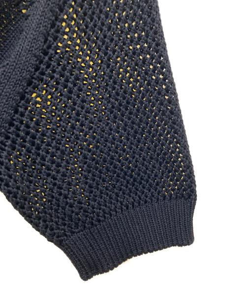 theory luxe（セオリーリュクス）theory luxe (セオリーリュクス) メッシュコンビネーションショートスリーブセーター ブラック サイズ:38の古着・服飾アイテム
