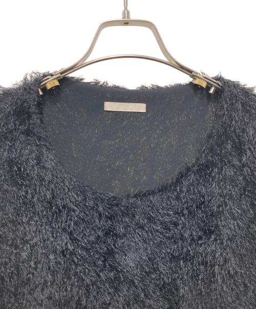 theory luxe（セオリーリュクス）theory luxe (セオリーリュクス) フリンジコンビネーションノースリーブブ ラウス ブラック サイズ:38の古着・服飾アイテム