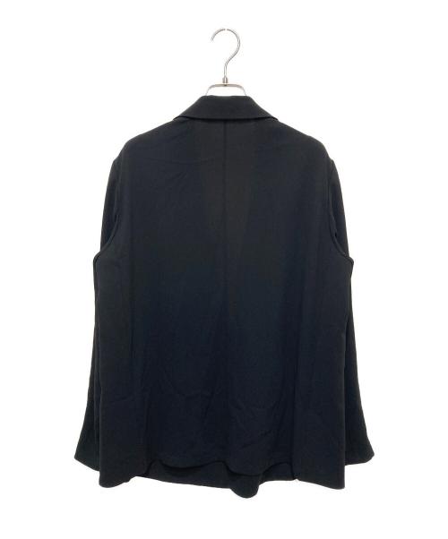 theory luxe（セオリーリュクス）theory luxe (セオリーリュクス) バックサテンリラックスジャケット ブラック サイズ:40の古着・服飾アイテム