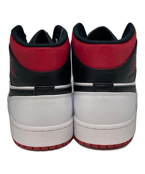 NIKE（ナイキ）NIKE (ナイキ) AIR JORDAN 1 MID ホワイト×レッド サイズ:US12の古着・服飾アイテム