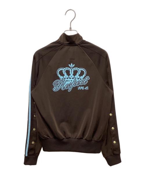 adidas（アディダス）adidas (アディダス) missy elliott トラックジャケット ブラウン サイズ:12の古着・服飾アイテム