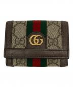 GUCCIグッチ）の古着「オフィディア ミニ ウォレット」｜ブラウン
