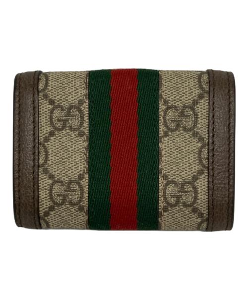 GUCCI（グッチ）GUCCI (グッチ) オフィディア ミニ ウォレット ブラウンの古着・服飾アイテム