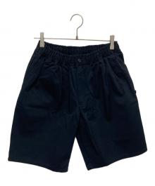 DESCENDANT（ディセンダント）の古着「JERRY ORGANIC COTTON TWILL SHORTS」｜ネイビー