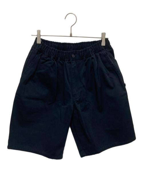 DESCENDANT（ディセンダント）DESCENDANT (ディセンダント) JERRY ORGANIC COTTON TWILL SHORTS ネイビー サイズ:2の古着・服飾アイテム