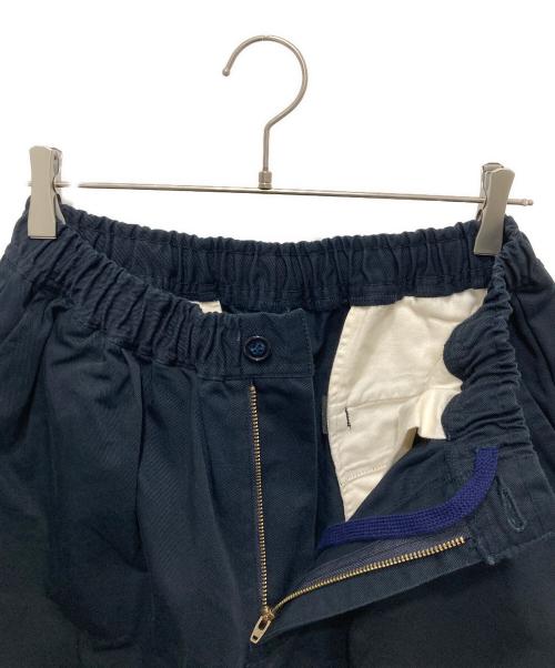 DESCENDANT（ディセンダント）DESCENDANT (ディセンダント) JERRY ORGANIC COTTON TWILL SHORTS ネイビー サイズ:2の古着・服飾アイテム