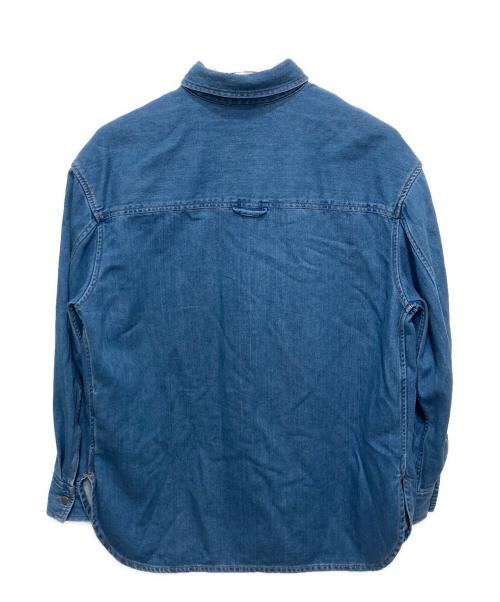 theory luxe（セオリーリュクス）theory luxe (セオリーリュクス) ライトウェイトデニムビッグポケットシャツ インディゴ サイズ:40の古着・服飾アイテム