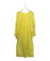 THREE DOTS (スリードッツ) Vintage lawn 2way race-up dress イエロー サイズ:S：8000円