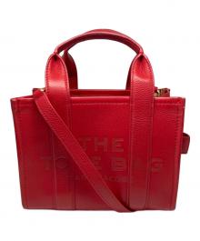 THE MARC JACOBS（ザマークジェイコブス）の古着「THE LEATHER SMALL TOTE BAG」｜レッド
