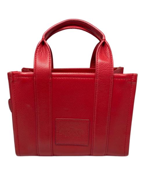 THE MARC JACOBS（ザマークジェイコブス）THE MARC JACOBS (ザマークジェイコブス) THE LEATHER SMALL TOTE BAG レッドの古着・服飾アイテム