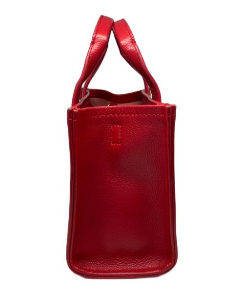 THE MARC JACOBS（ザマークジェイコブス）THE MARC JACOBS (ザマークジェイコブス) THE LEATHER SMALL TOTE BAG レッドの古着・服飾アイテム