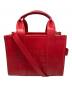 THE MARC JACOBS（ザマークジェイコブス）の古着「THE LEATHER SMALL TOTE BAG」｜レッド