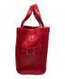 中古・古着 THE MARC JACOBS (ザマークジェイコブス) THE LEATHER SMALL TOTE BAG レッド：12000円