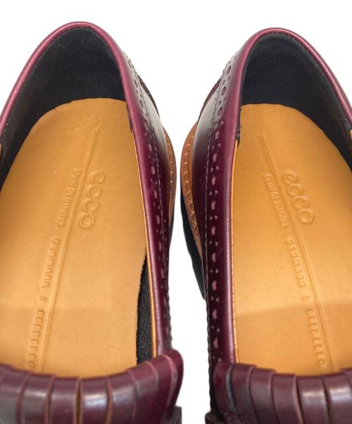 ECCO（エコー）ECCO (エコー) タッセルローファー ブラウン サイズ:37の古着・服飾アイテム
