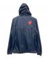 K-way (ケイウェイ) PLAY COMME des GARCONS (プレイコムデギャルソン) ハートワッペンナイロンジャケット ネイビー サイズ:XS：15000円
