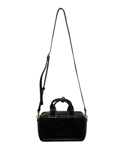 Calvin Klein（カルバンクライン）Calvin Klein (カルバンクライン) Bold CK Elongated Mini Tote ブラックの古着・服飾アイテム