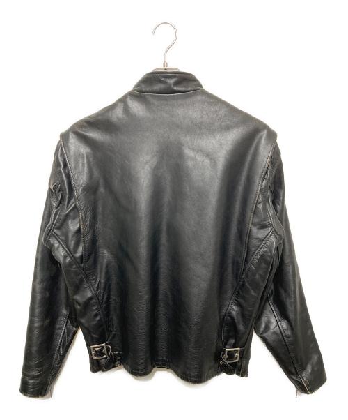 Schott（ショット）Schott (ショット) ファーライナー付きレザージャケット ブラック サイズ:42の古着・服飾アイテム
