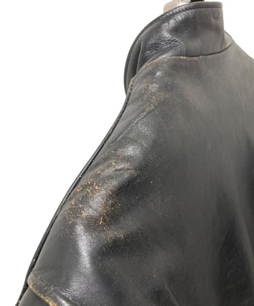 Schott（ショット）Schott (ショット) ファーライナー付きレザージャケット ブラック サイズ:42の古着・服飾アイテム