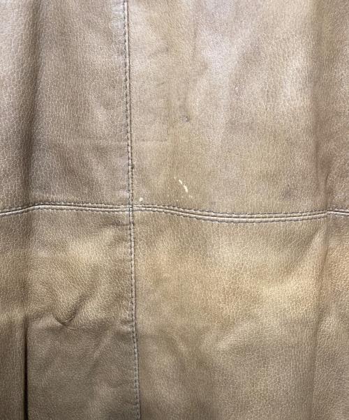 GIMO'S（ジモス）GIMO'S (ジモス) ヴィンテージレザージャケット ブラウン サイズ:46の古着・服飾アイテム