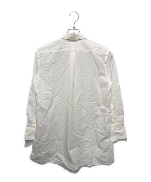 Conte（コンテ）conte (コンテ) コットン ロゴ レギュラーカラーシャツ ホワイト サイズ:FREEの古着・服飾アイテム