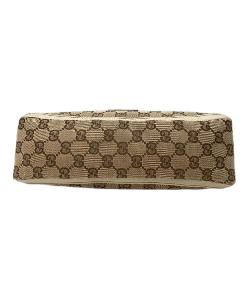 GUCCI（グッチ）GUCCI (グッチ) ワンショルダーバッグ ブラウン×アイボリーの古着・服飾アイテム