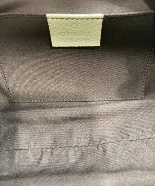 GUCCI（グッチ）GUCCI (グッチ) ワンショルダーバッグ ブラウン×アイボリーの古着・服飾アイテム
