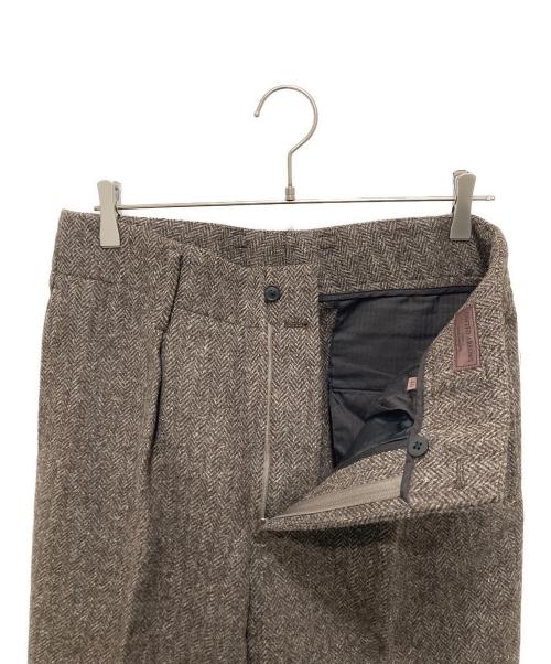 UNITED ARROWS（ユナイテッドアローズ）UNITED ARROWS (ユナイテッドアローズ) ツイードパンツ ブラウン サイズ:48の古着・服飾アイテム