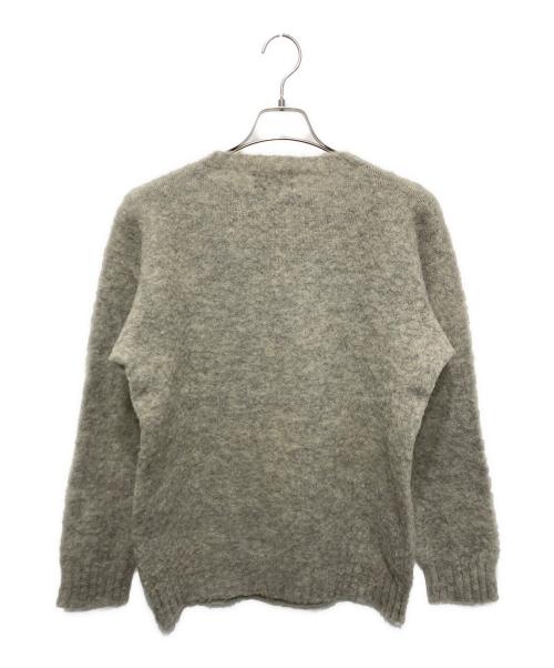BEAMS PLUS（ビームスプラス）BEAMS PLUS (ビームスプラス) シェットランドニット グレー サイズ:Ⅼの古着・服飾アイテム
