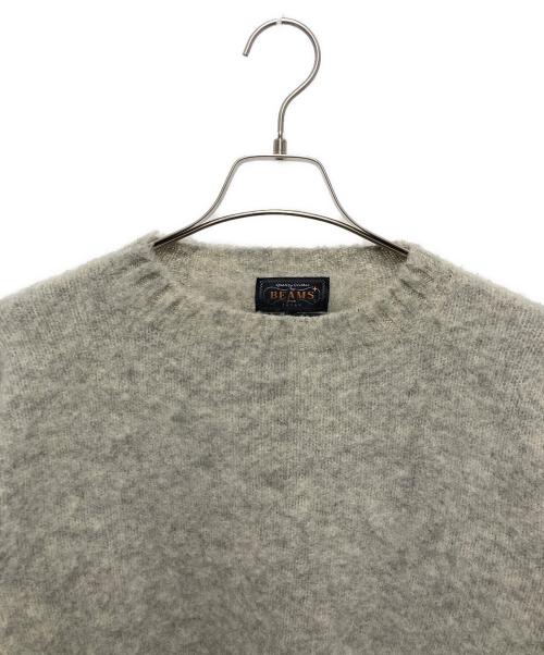 BEAMS PLUS（ビームスプラス）BEAMS PLUS (ビームスプラス) シェットランドニット グレー サイズ:Ⅼの古着・服飾アイテム