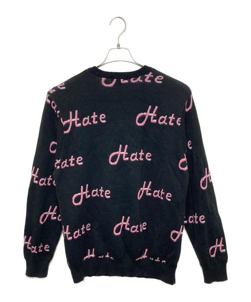 SUPREME（シュプリーム）SUPREME (シュプリーム) HATE SWEATER／ニット ブラック サイズ:Ⅼの古着・服飾アイテム
