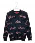 SUPREME（シュプリーム）の古着「HATE SWEATER／ニット」｜ブラック