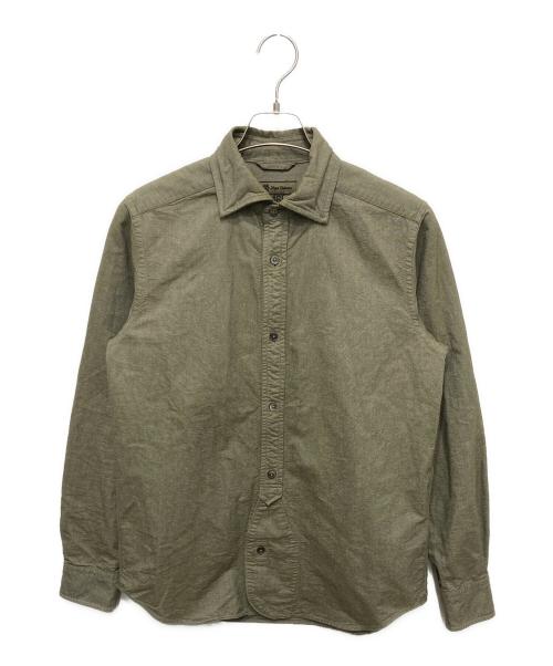 NIGEL CABOURN（ナイジェルケーボン）NIGEL CABOURN (ナイジェルケーボン) BRITISH OFFICERS SHIRT カーキ サイズ:46の古着・服飾アイテム