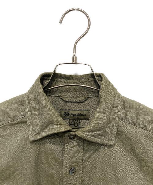 NIGEL CABOURN（ナイジェルケーボン）NIGEL CABOURN (ナイジェルケーボン) BRITISH OFFICERS SHIRT カーキ サイズ:46の古着・服飾アイテム