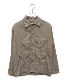 POST O'ALLS（ポストオーバーオールズ）の古着「クルーザージャケット」｜ベージュ