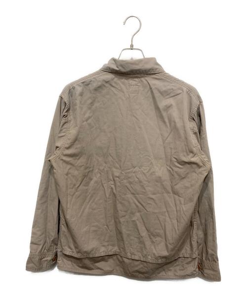 POST O'ALLS（ポストオーバーオールズ）POST O'ALLS (ポストオーバーオールズ) クルーザージャケット ベージュ サイズ:Ⅿの古着・服飾アイテム